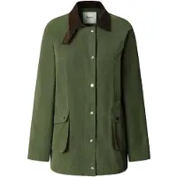 Pepe Jeans para mulher. PL4024352 Casaco Tess Verde (XL), Casual, Poliéster