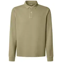 Pepe Jeans para homem. PM542213 Pólo verde New Oliver (S), Casual, Algodão, Manga comprida