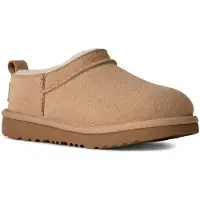 Ugg unisex para criança. 1174410K Botas de couro clássicas Micro Ankle Boots bege (32.5), Plano, Nenhum, Casual, Homewear, moda infantil