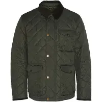 Barbour para homem. MQU1808 Casaco Hornby verde (M), Casual, Poliéster