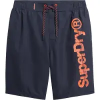 Superdry para homem. M3010224A Fato de banho Classic azul-marinho (M), Beachwear, Poliéster