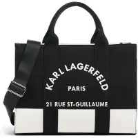 Karl Lagerfeld Shopper 'Rue ST-Guillaume' creme / preto