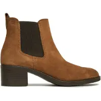 Tamaris Botas chelsea castanho / preto