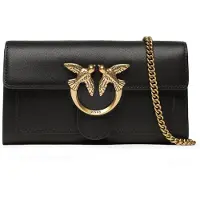 Pinko Clutches 'Love One' ouro / preto