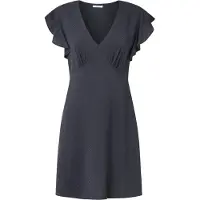 Pepe Jeans para mulher. PL953522 Vestido Camila preto (S), Casual, Cinza, Viscoso, Manga curta