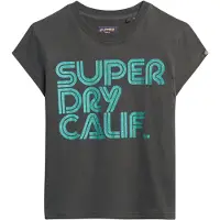 Superdry Camiseta De Manga Curta Retro Glitter Logo Cap