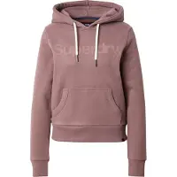 Superdry para mulher. W2012484A Moletom com capuz Tonal Core marrom (S), Casual, Algodão