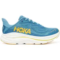 Hoka One One - Calçado caminhada criança - Clifton 10 Big Kids Alpine Blue/Foggy Night para criança - Tamanho criança 6,5 US - Azul