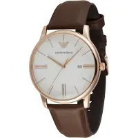 Emporio Armani Relógios analógicos castanho / rosé / branco