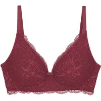 Triumph Soutien ' Amourette Charm ' vermelho escuro