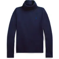 Ralph Lauren para menina. 313850670012 Suéter de gola alta com algodão marinho ((XL) 12/14años= 155/159cm), Casual, Manga comprida, mod