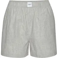 Copenhagen Studios Calças de pijama cinzento / preto / branco
