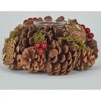 Bizzotto Decorações festivas P.CANDELA SEQUOIA TO - Castanho - Único