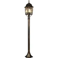 TRIO Luz de caminho Volturno, cor de ferrugem, altura 100 cm, alumínio