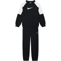 Nike Fato de jogging preto / branco
