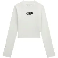 GUESS Camisola preto / branco