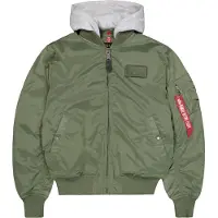 Alpha industries Casaco meia-estação 'MA-1' oliveira / branco