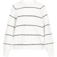 Usha Pullover preto / offwhite