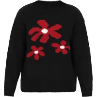 Usha Pullover vermelho / preto / branco