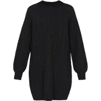 Usha Vestido de malha preto