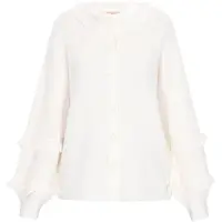 IZIA Casaco de malha offwhite