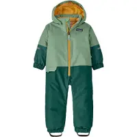 Patagonia - Fatos ski criança - Baby Snow Pile One-Piece Ellwood Green para criança - Tamanho criança 12 meses - Verde