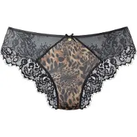 LASCANA Cueca bege / preto
