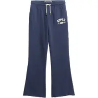 Superdry para mulher. W7011094A Calças desportivas Jogger azul-marinho (XS), Casual, Algodão