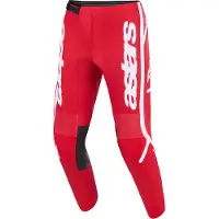 Alpinestars Fluid Apex Calças de cross Vermelho/Branco 38 homens