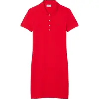Lacoste Vestidos camiseiros vermelho