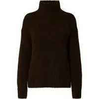 Selected Pullover 'SLFGabriella' castanho escuro