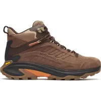 Merrell - Calçado caminhada homem - Moab Speed 2 Leather Mid WP Mole para Homem - Tamanho 42 - Castanho