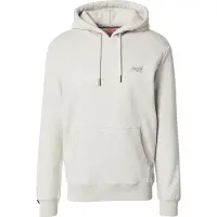 Superdry para homem. M2014404A Casaco com capuz com logótipo essencial HB cinzento (XL), Casual, Cinza, Algodão