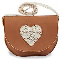 Easy peasy Bolsa de ombro HANDIDOO MACRAME criancas - Castanho - Único