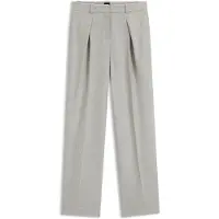 BOSS para mulher. 50547679 Calças Taflong cinzentas (36), Casual, Cinza, Algodão