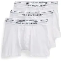 Ralph Lauren para homem. 714835887003 Conjunto de 3 boxers de algodão branco (XXL), Homewear