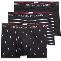 Ralph Lauren para homem. 714830299009 3 packs de biquíni Tronco Clássico fundo preto (L), Homewear, Algodão