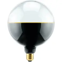 Segula LED-Globe Illusion E27 G145 claro/preto 6W 1900K regulável