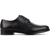 Martinelli para homem. 1492-2630PYM Sapatos de pele Empire preto (45), Couro, Plano, 1 a 3cm, Cordão, Sapatos de Festa, Clássico