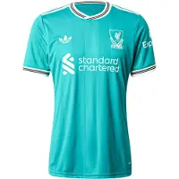 Adidas Camisola de futebol 'FC Liverpool 25-26 3rd' esmeralda / preto / branco