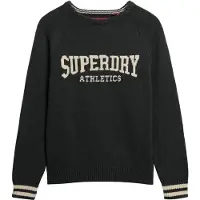Superdry Pullover 'Slouchy Intarsia' bege / acinzentado