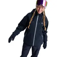 Roxy - Casacos ski mulher - Landscape Jacket True Black para Mulher - Tamanho M - Preto