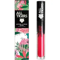 All Tigers Brilho labial naturale e vegano 801 Viva com Paixão 8 ml