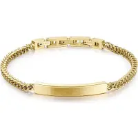 Brosway Elegante pulseira de homem em banho de ouro Ink BIK12
