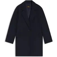 BOSS para mulher. 50548660 Casaco Calesara azul-marinho (34), Casual, Sintético