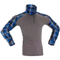 Invadergear Camiseta De Manga Comprida Flannel Combat