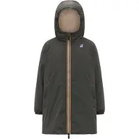 K-way - Marcas - P.Le Vrai 4.0 Eiffel Orsetto Green Blackish para criança - Tamanho criança 10 anos - Verde
