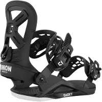 Union - Fixações snowboard - Cadet Black para criança - Tamanho M - Preto
