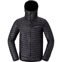 Norrøna - Marcas - Trollveggen Down800 Super Light Hood M Caviar Black para Homem - Tamanho M - Preto