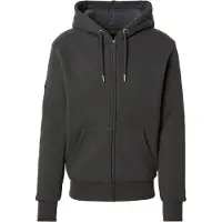 Superdry para homem. M2014502A Camisola com forro Borg cinzento escuro (M), Casual, Cinza, Algodão, Manga comprida
